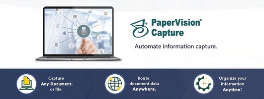 PaperVision<sup>®</sup> Capture Hot Topics webinar header